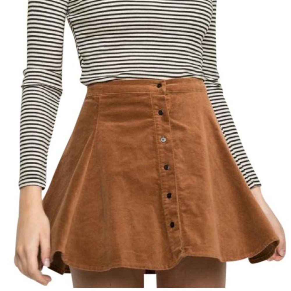 Brandy Melville Brya Corduroy A-line Skirt